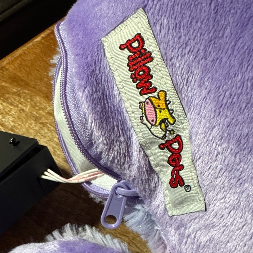 Purple Pillow Pets Glow Pets Plush - Picture 3 of 7